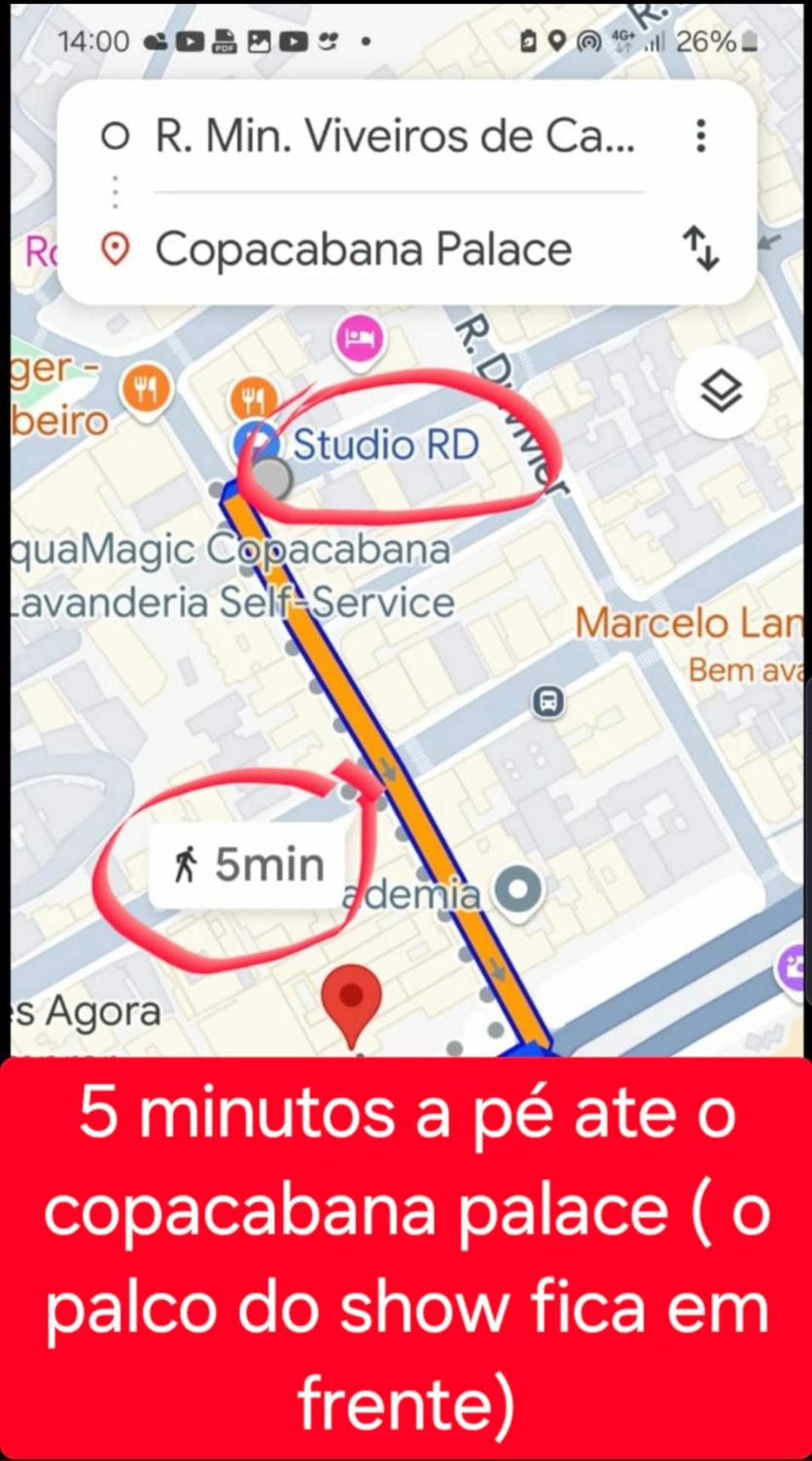 Apartamento Studiord Copacabana 250m Da Esquina Com A Rua Do Copacabana Palace Rodolfo Dantas
