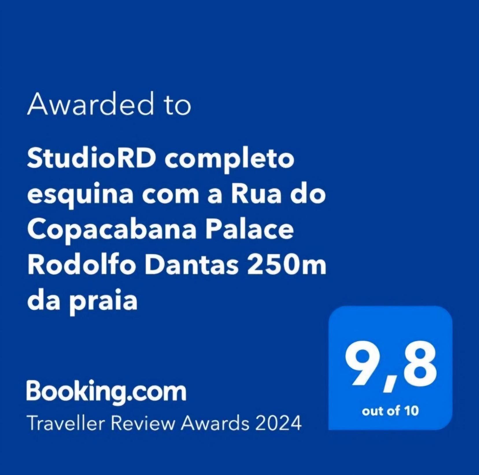Studiord Copacabana 250m Da Esquina Com A Rua Do Copacabana Palace Rodolfo Dantas Apartamento Rio de Janeiro